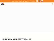 Tablet Screenshot of pirfest.fi